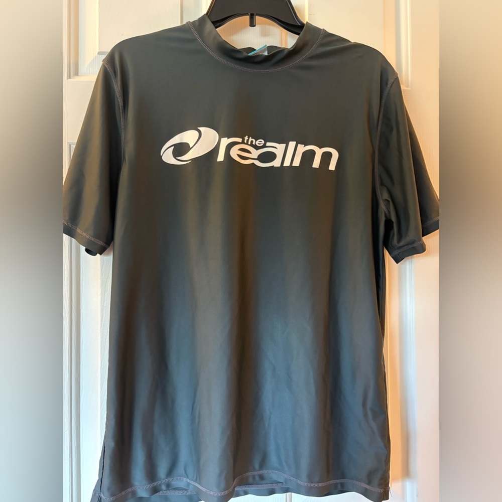 "The Realm" Mens Rashguard Swim Shirt - Sz L